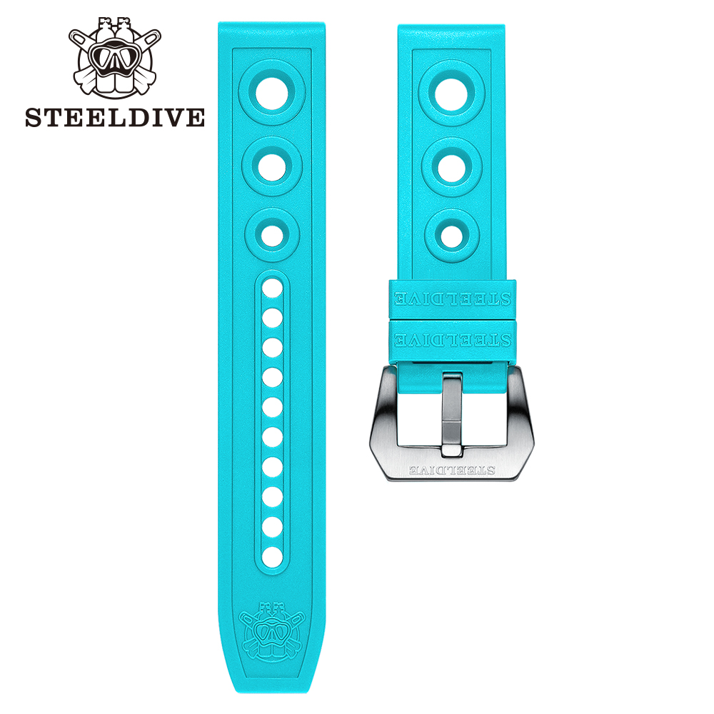 Seiko Watch Prospex - Pulseira de borracha 20mm pulseiras de